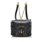 Gucci GG Marmont Round Backpack (SHG-EZMQ5g)