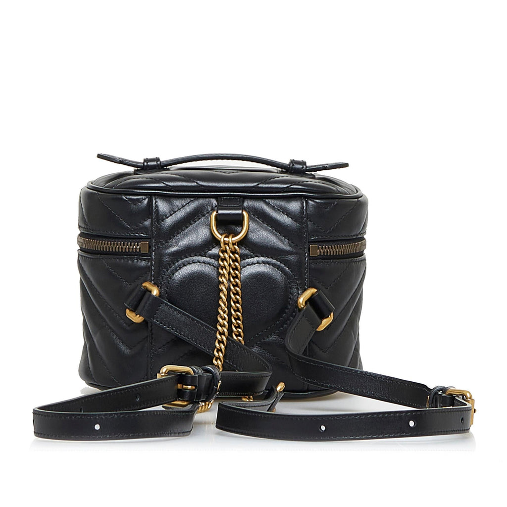 Gucci GG Marmont Round Backpack (SHG-GVUZ6n)