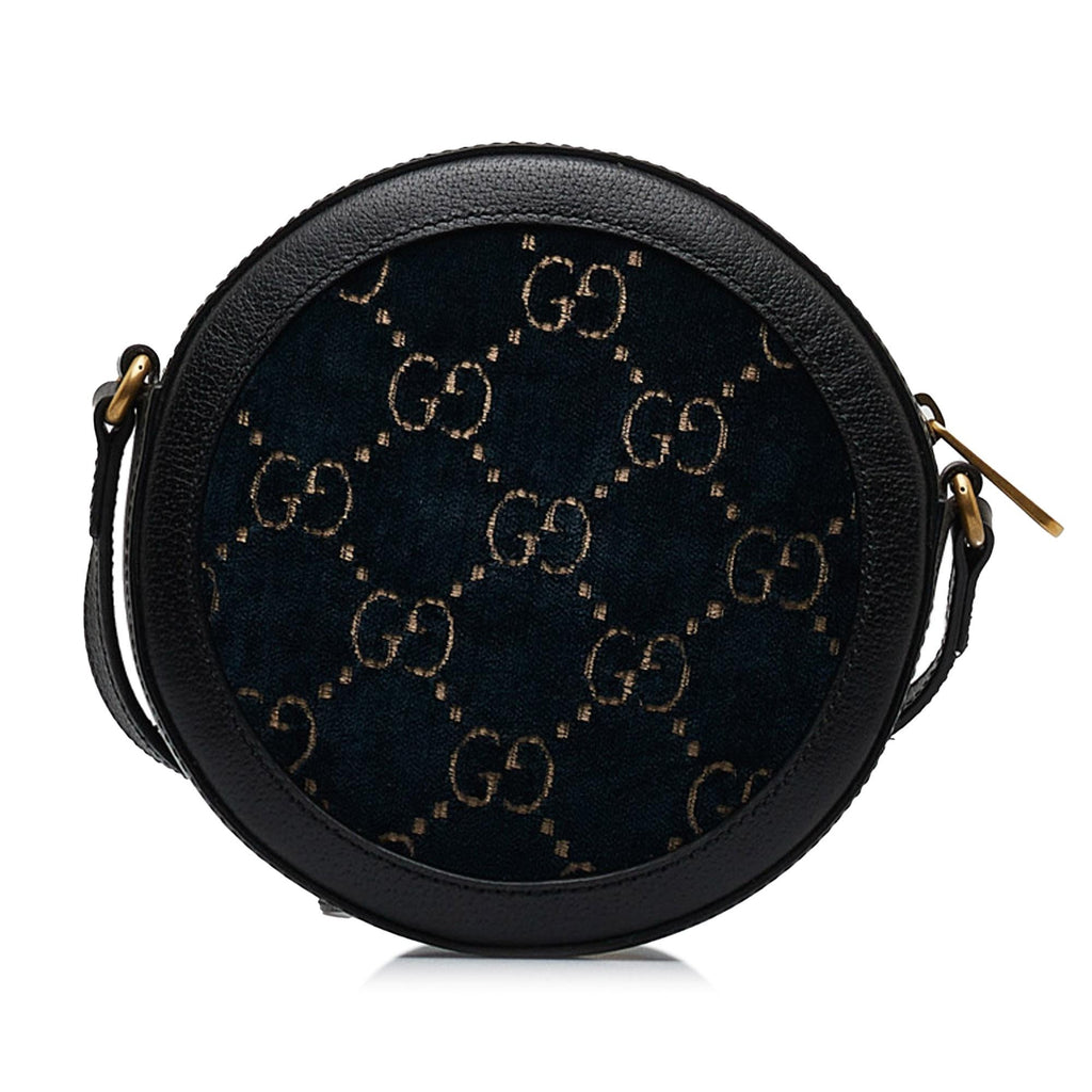 Gucci GG Marmont Round Velvet Crossbody Bag (SHG-dhtY0e)
