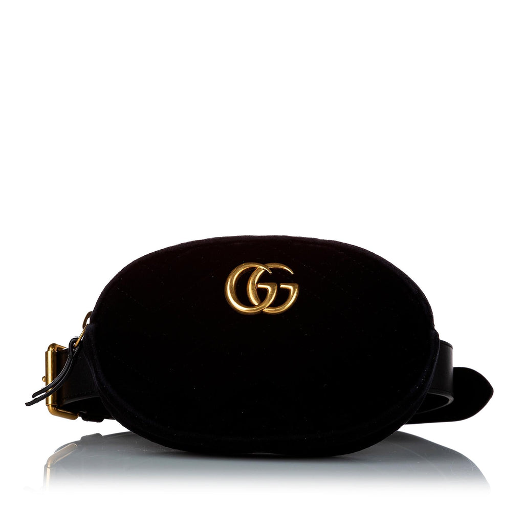 Gucci GG Marmont Velvet Belt Bag (SHG-30108)