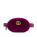 Gucci GG Marmont Velvet Belt Bag (SHG-dSDIGz)