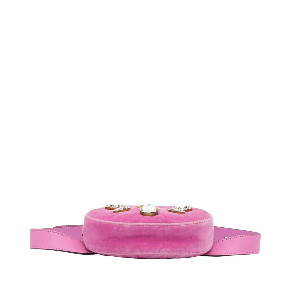 Gucci GG Marmont Velvet Belt Bag (SHG-kvPtgt)