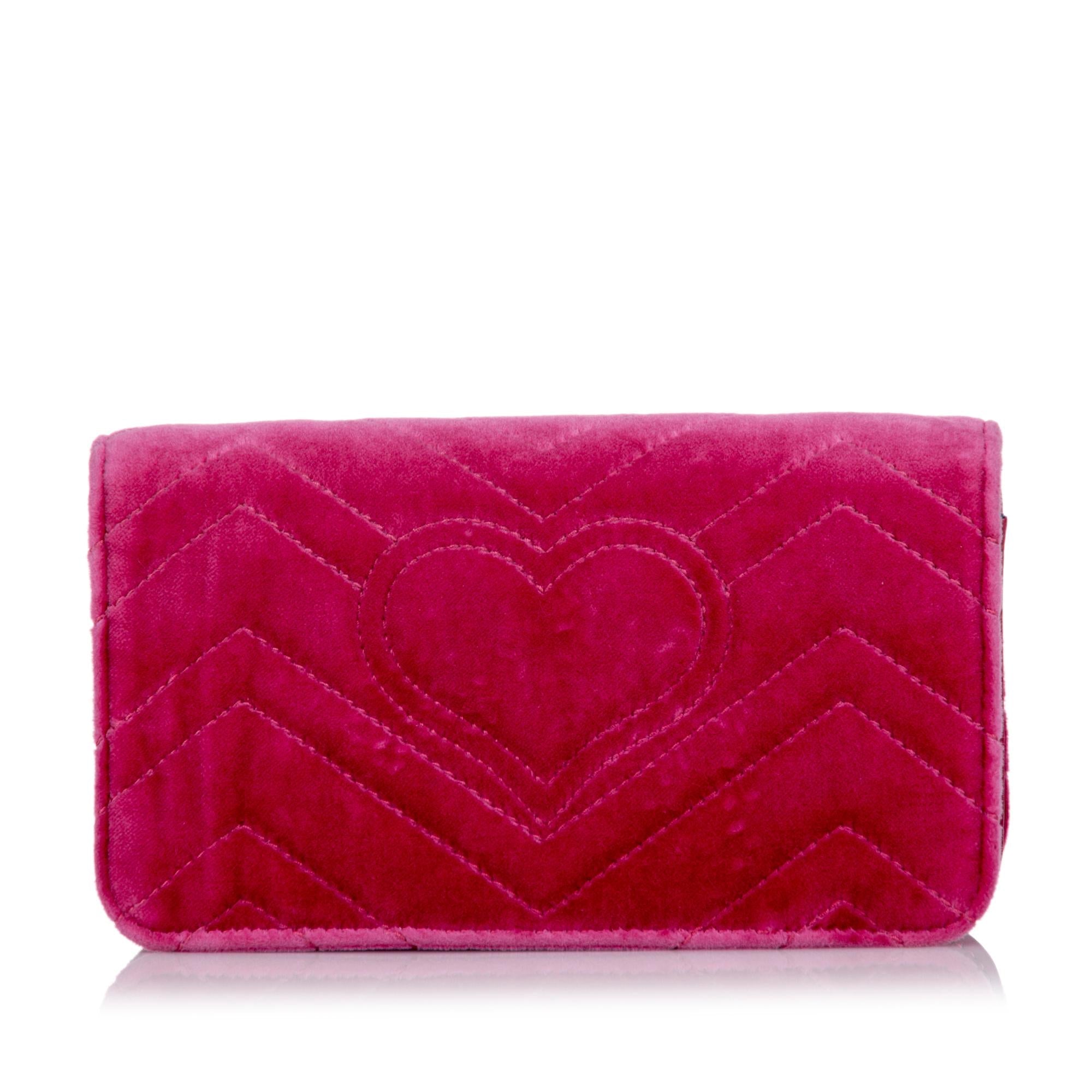 Gucci GG Marmont Velvet Crossbody Bag (SHG-33052)