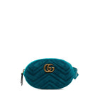 Gucci GG Marmont Velvet Matelasse Belt Bag