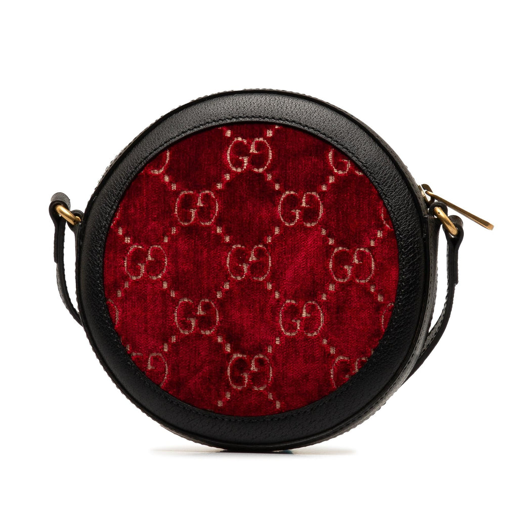 Gucci GG Marmont Velvet Round Crossbody (SHG-ReSuV0)