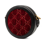 Gucci GG Marmont Velvet Round Crossbody