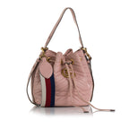 Gucci GG Marmont Web Bucket Bag (SHG-QWqd0K)
