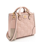 Gucci Jumbo GG Matelasse Leather Mini Top Handle