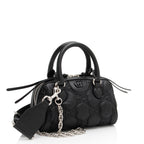 Gucci Jumbo GG Matelasse Nylon Mini Bowling Bag