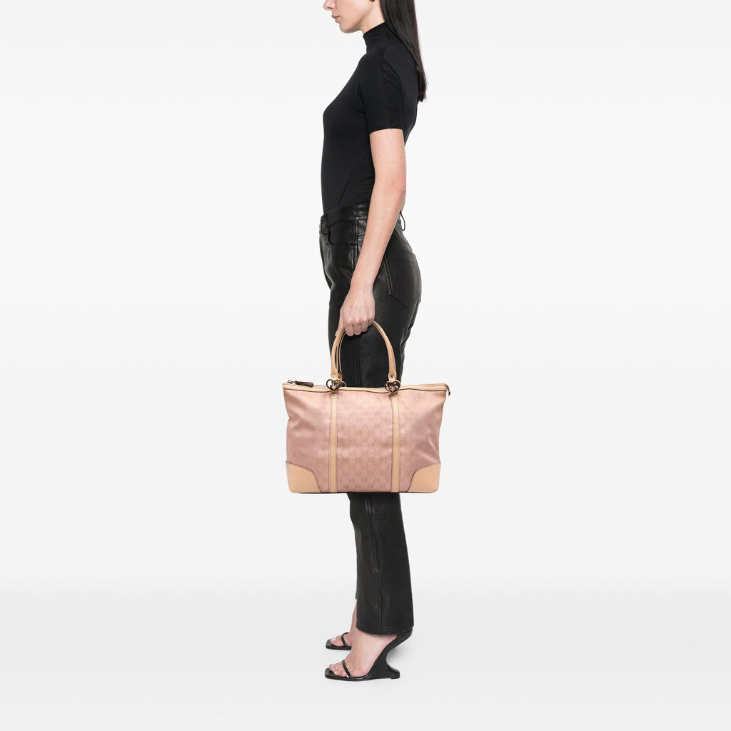Gucci GG Metallic Canvas Lovely Tote