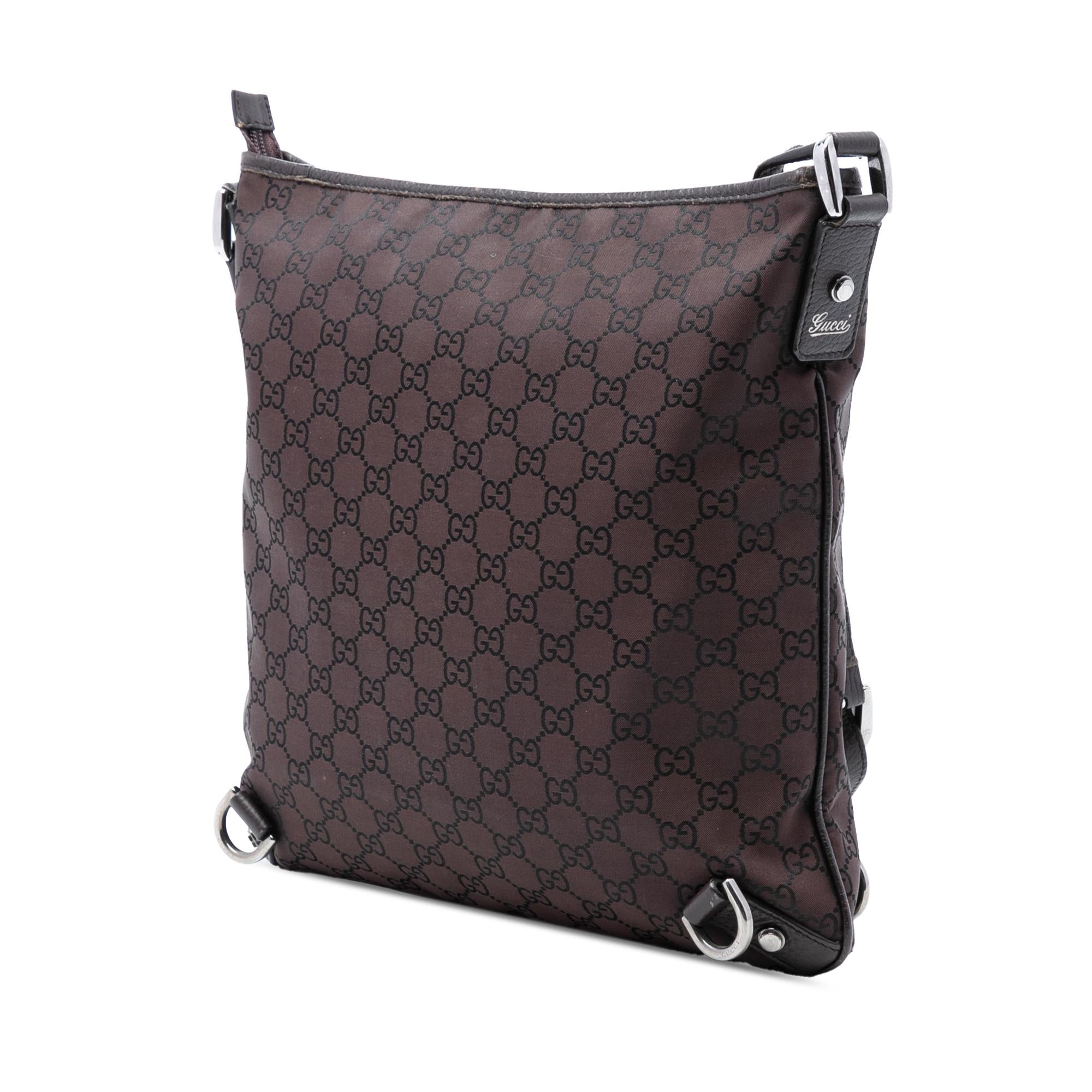 Gucci GG Nylon Abbey D Ring Crossbody