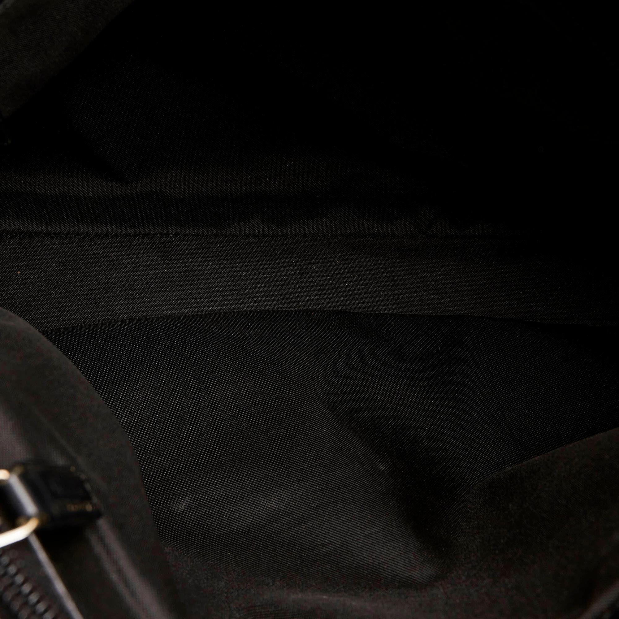 Gucci GG Nylon Bamboo Satchel (SHG-30579)