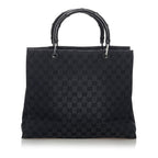 Gucci GG Nylon Bamboo Tote Bag (SHG-31419)