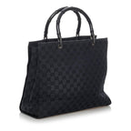 Gucci GG Nylon Bamboo Tote Bag (SHG-31419)