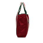 Gucci GG Nylon Crest Sherry Line Web Tote (SHG-Bio25q)