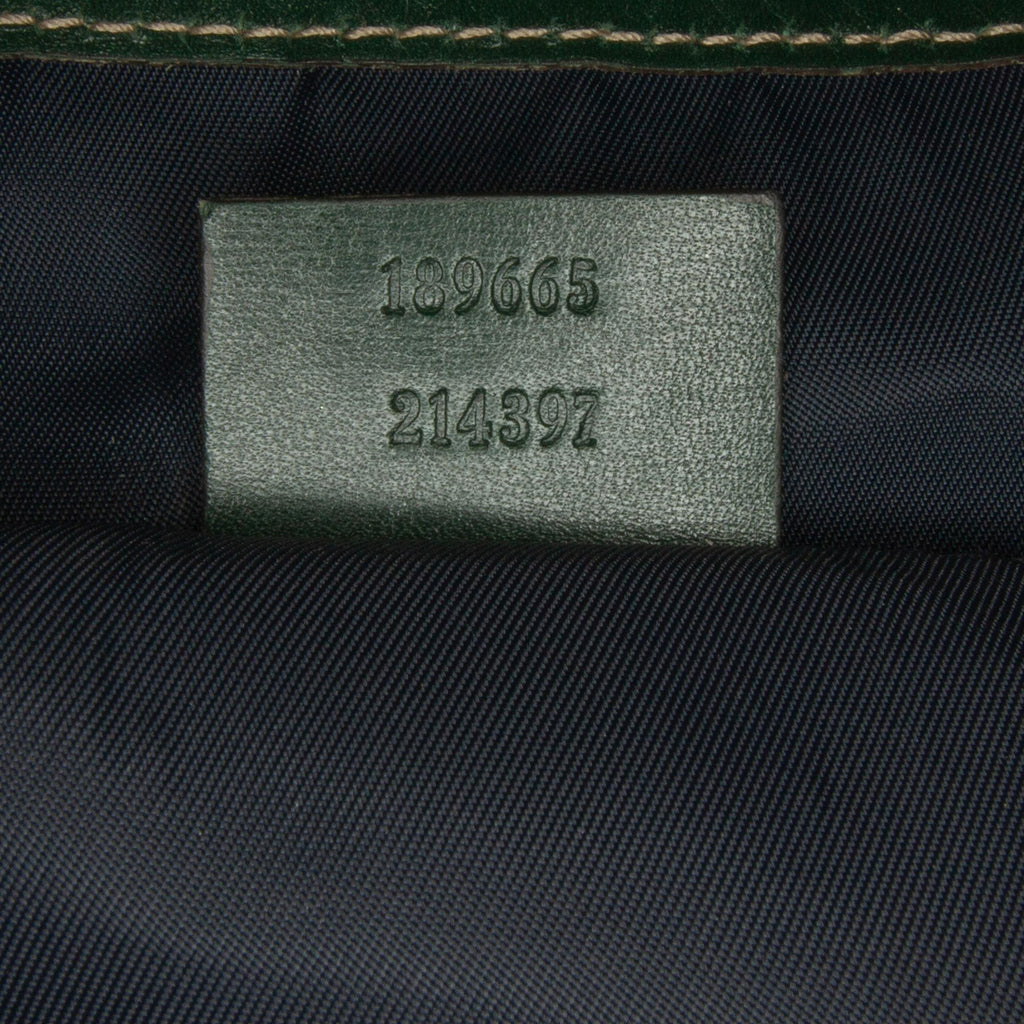 Gucci GG Nylon Crest Sherry Line Web Tote (SHG-Bio25q)