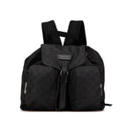 Gucci GG Nylon Double Front Pocket Backpack