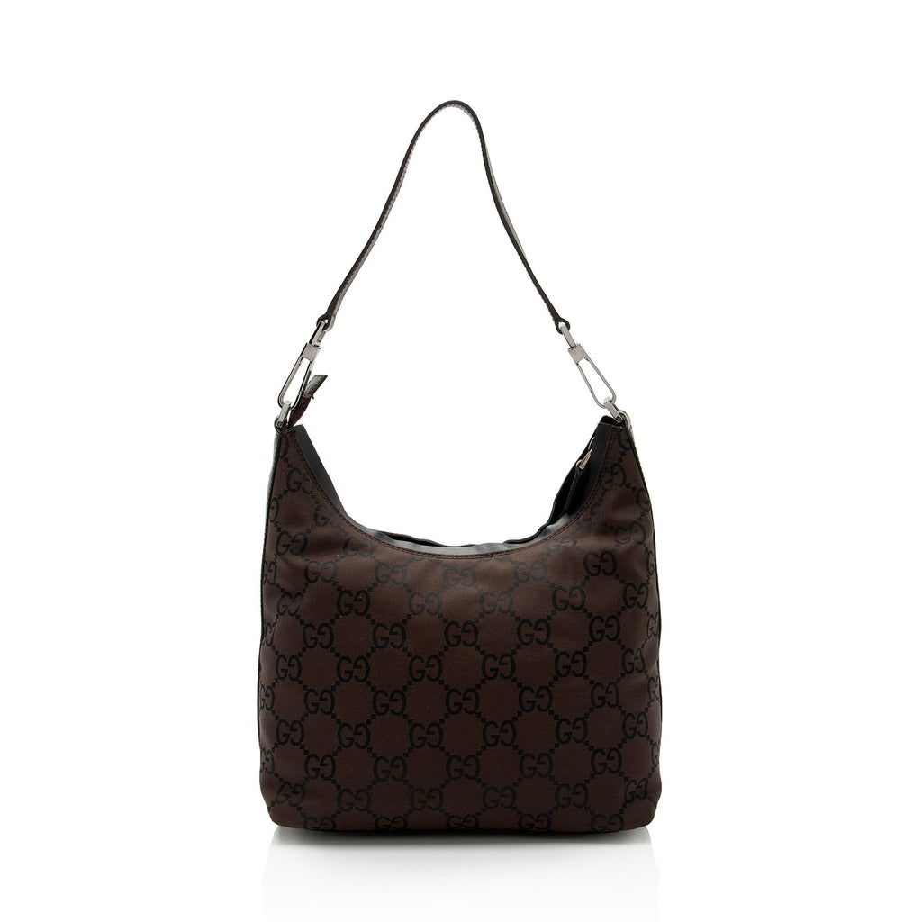 Gucci GG Nylon Hobo (SHF-9U8enc)