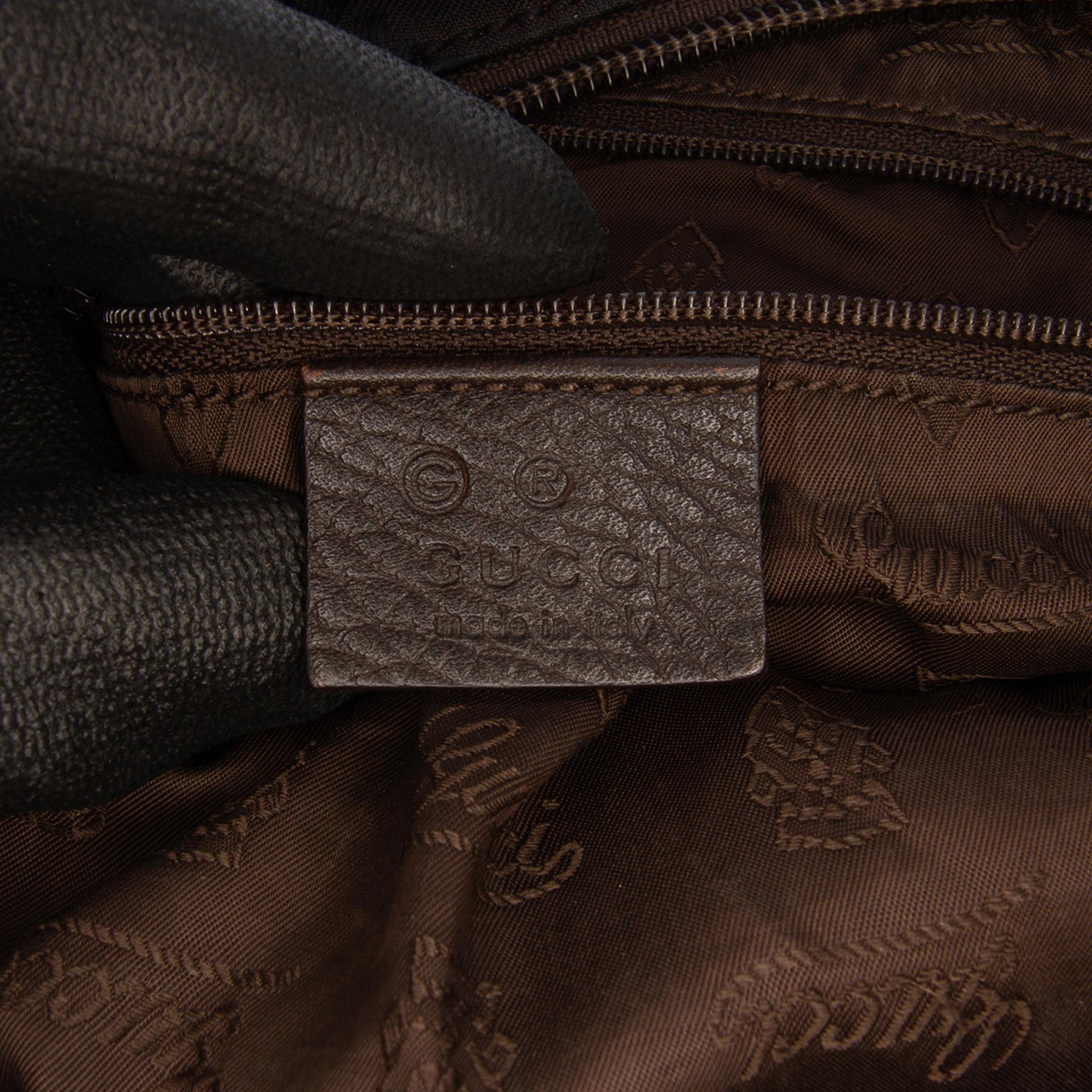 Gucci GG Nylon Reins Hobo Bag