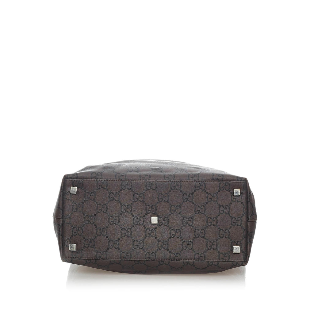 Gucci GG Nylon Satchel (SHG-32203)
