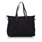 Gucci GG Nylon Satchel (SHG-zPVamU)
