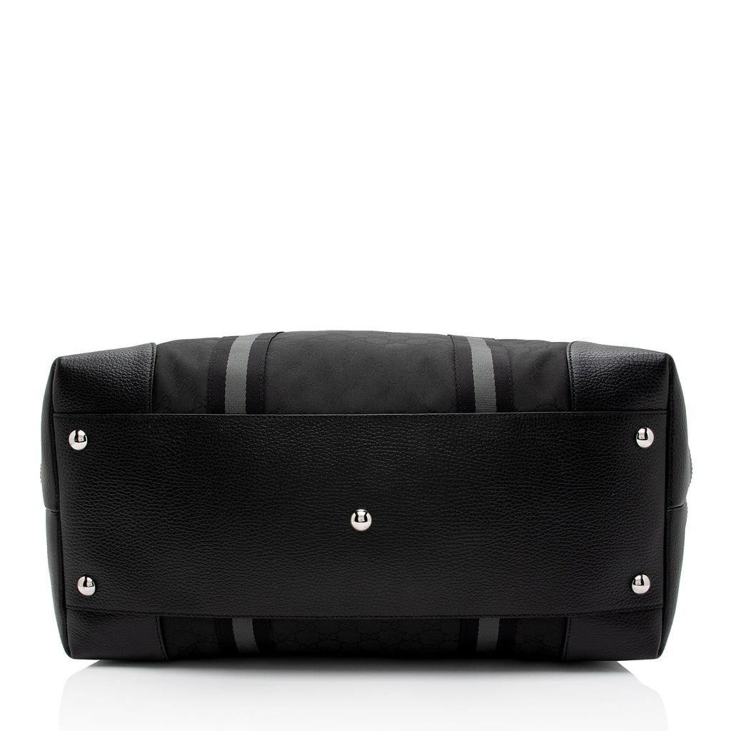 Gucci GG Nylon Travel Duffle Bag (SHF-QIDbW5)