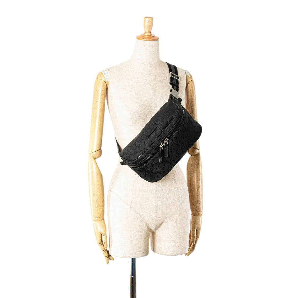 Gucci GG Nylon Web Belt Bag