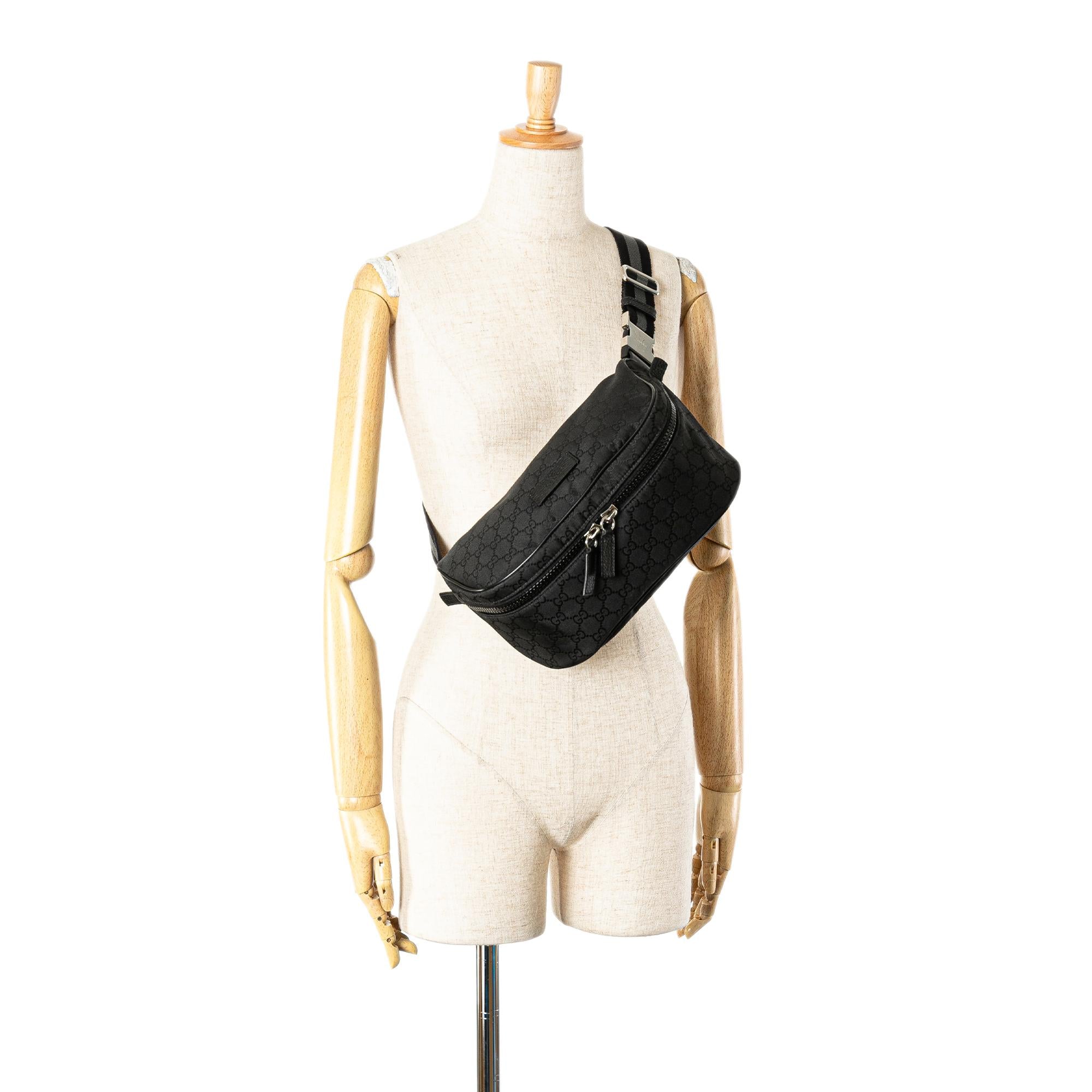 Gucci GG Nylon Web Belt Bag