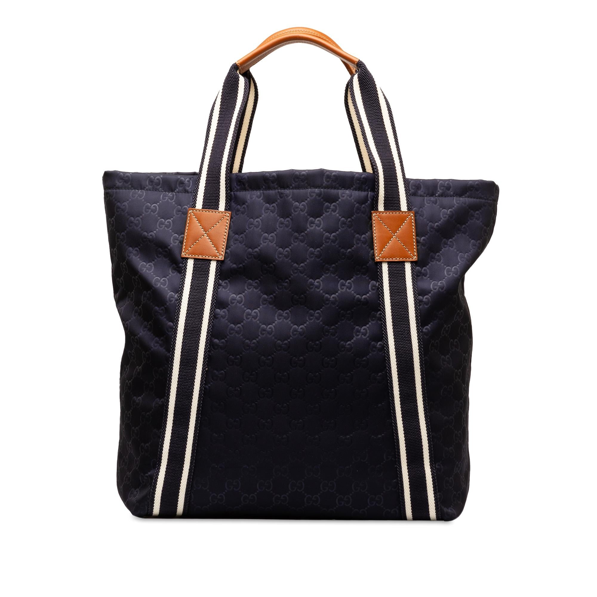 Gucci GG Nylon Web Tote (SHG-xenhMr)