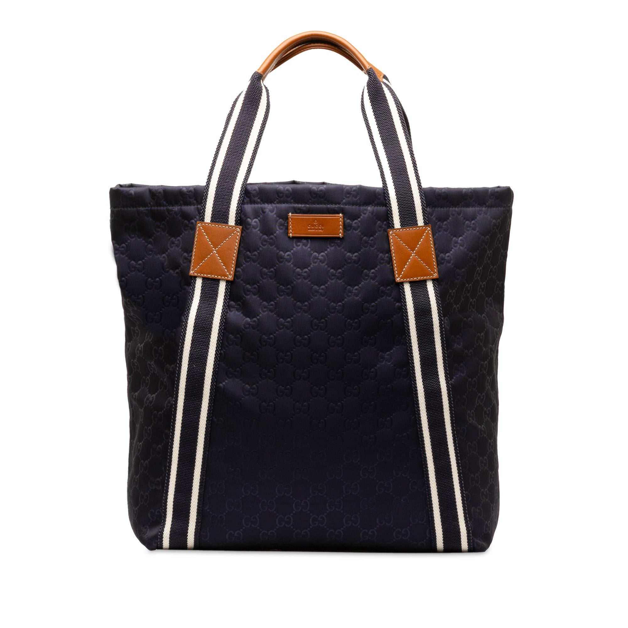 Gucci GG Nylon Web Tote (SHG-xenhMr)