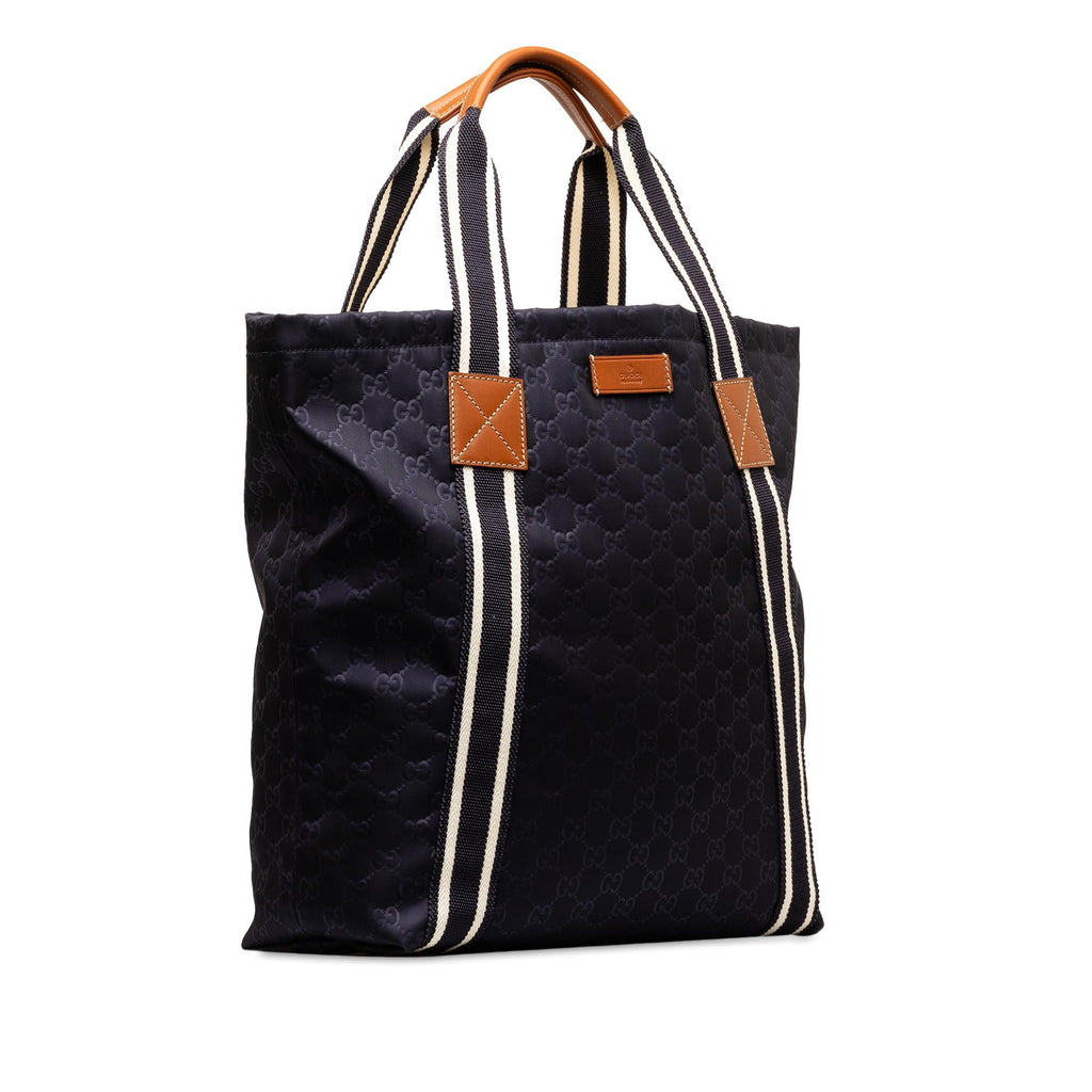 Gucci GG Nylon Web Tote (SHG-xenhMr)