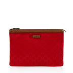 Gucci GG Nylon Zip Pouch (SHF-bnkYTZ)
