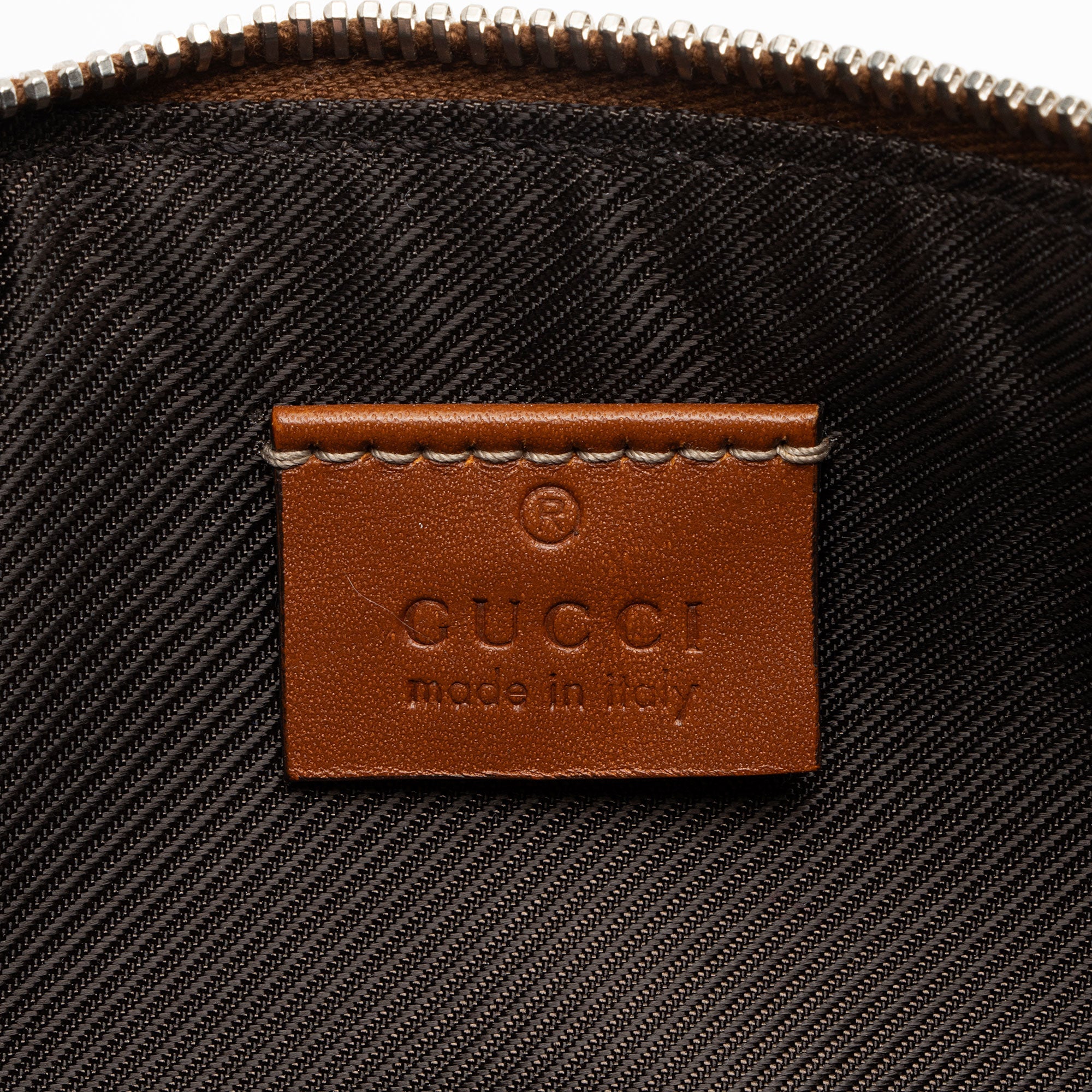 Gucci GG Nylon Zip Pouch
