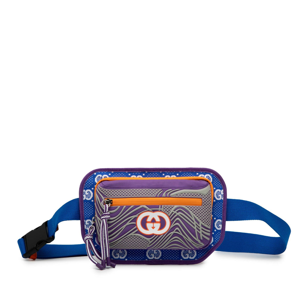 Gucci GG Nylon and Rubber Belt Bag