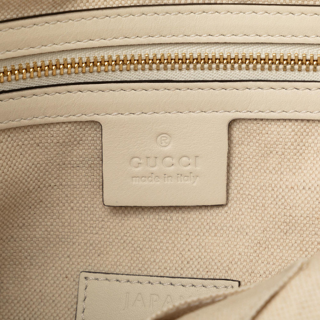 Gucci GG Ribbon Herbarium Tote (SHG-Y61akz)