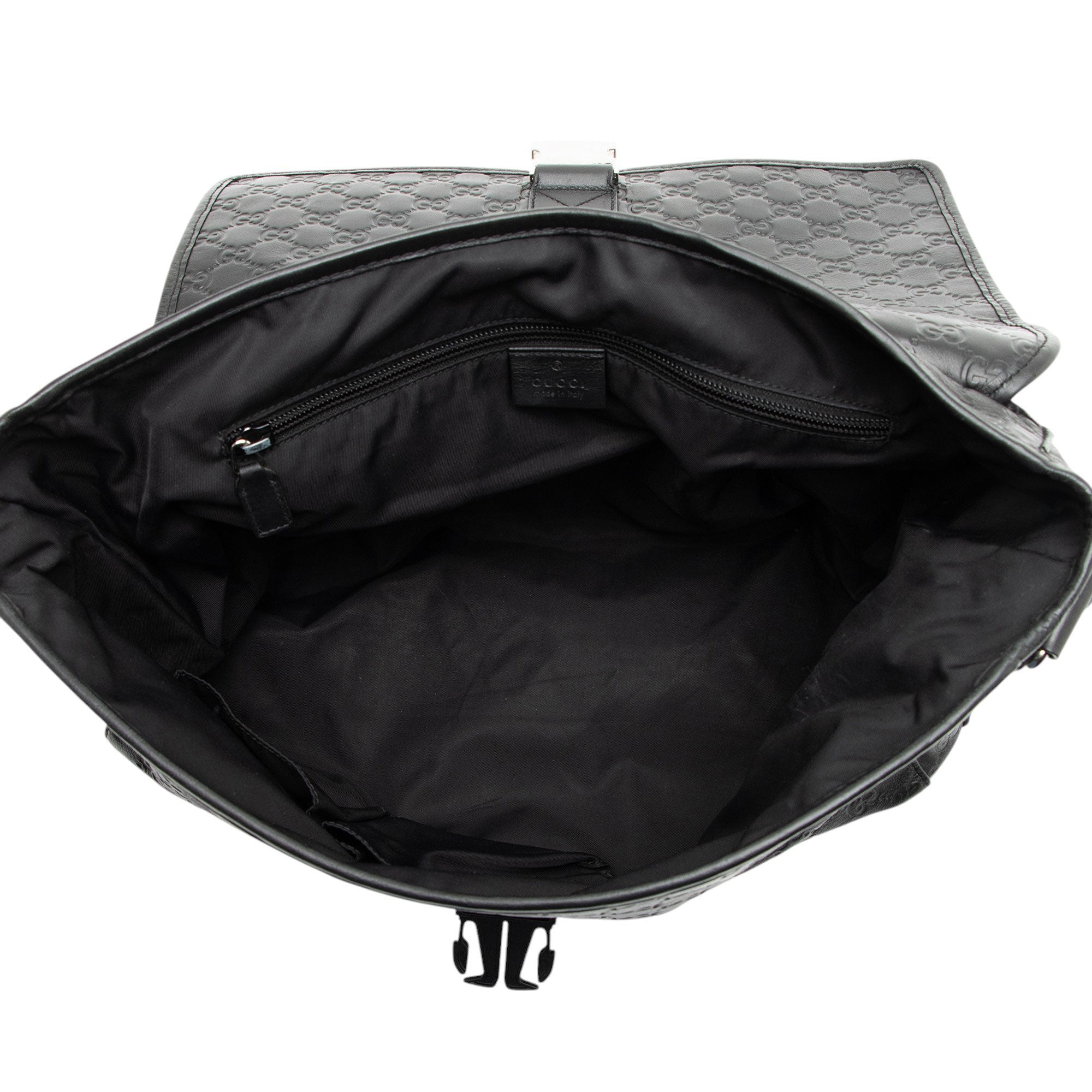 Gucci GG Rubber Effect Web Medium Messenger