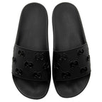 Gucci GG Rubber Slides - Size 9 / 39 (SHF-YEdrbx)