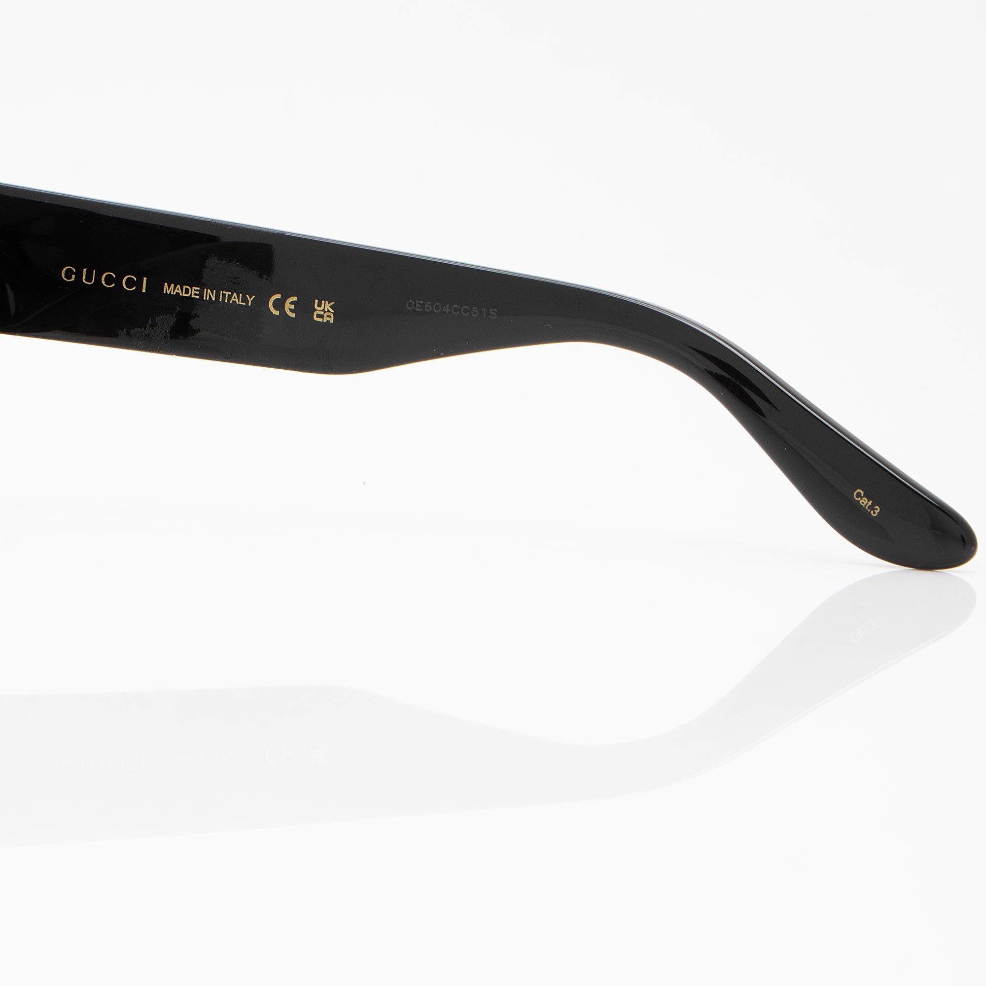 Gucci Enameled GG Square Sunglasses