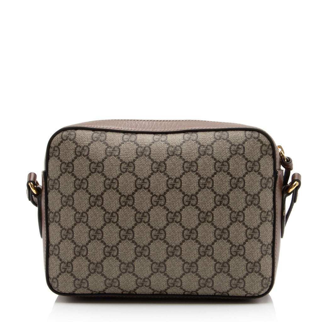 Gucci GG Supreme 1955 Horsebit Small Shoulder Bag (SHF-o9bVc1)