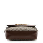 Gucci GG Supreme 1955 Horsebit Small Shoulder Bag (SHF-o9bVc1)