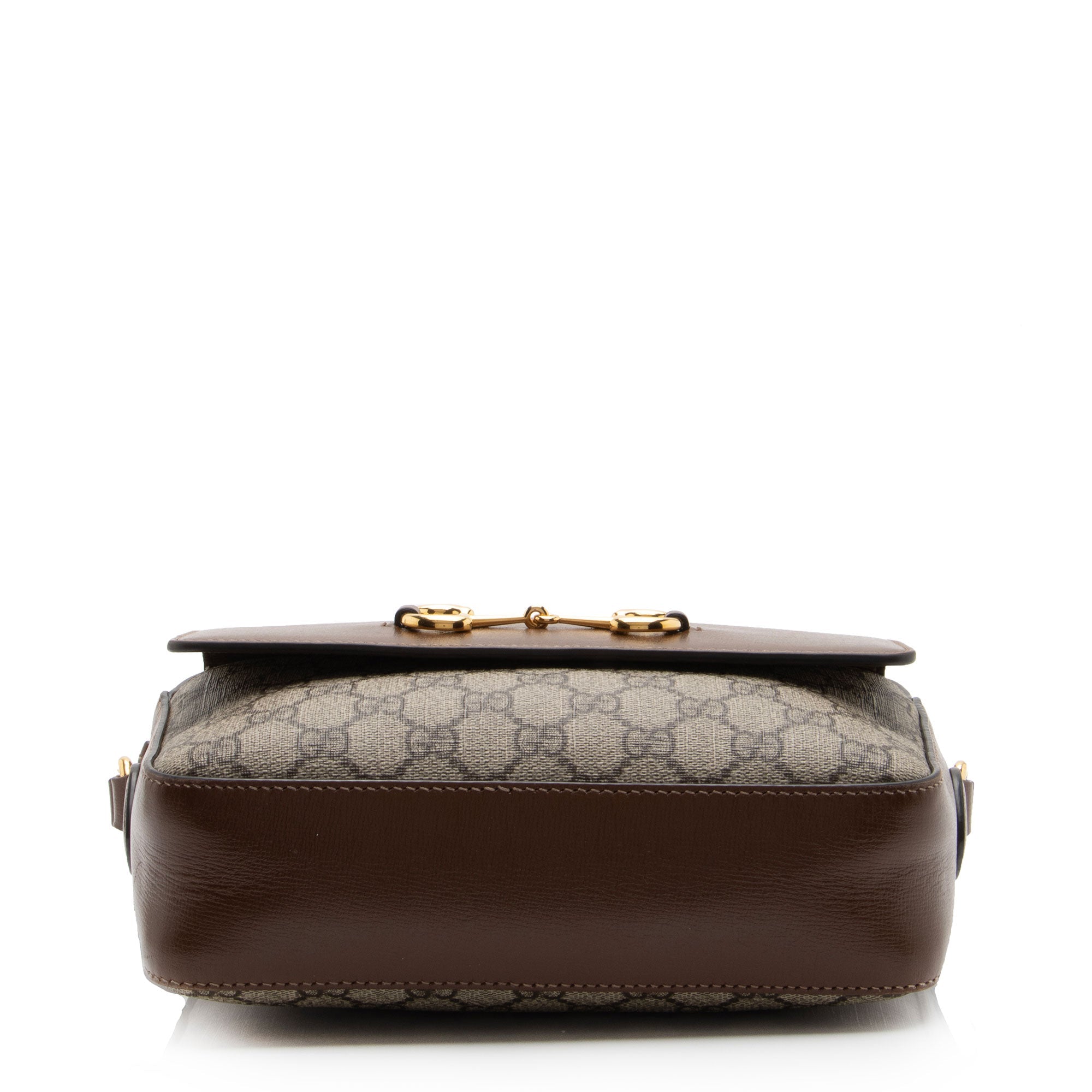 Gucci GG Supreme 1955 Horsebit Small Shoulder Bag (SHF-o9bVc1)