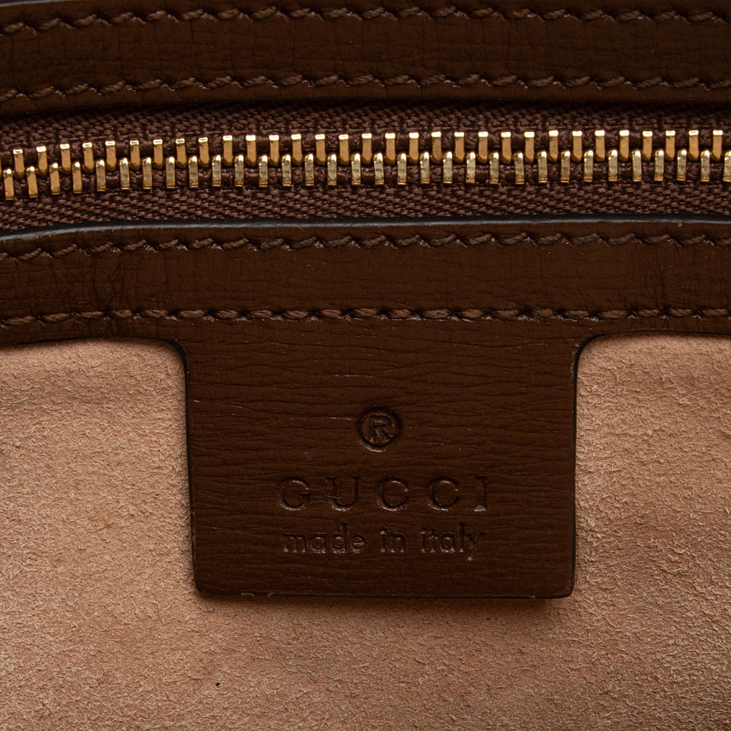 Gucci GG Supreme 1955 Horsebit Small Shoulder Bag (SHF-o9bVc1)