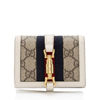 Gucci GG Supreme 1961 Jackie Card Case Wallet (SHF-Roet5l)
