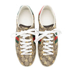 Gucci GG Supreme Bee Ace Sneakers - Size 7 / 37