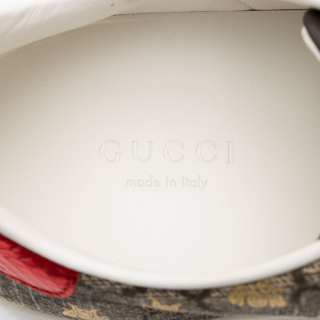 Gucci GG Supreme Bee Ace Sneakers - Size 7 / 37