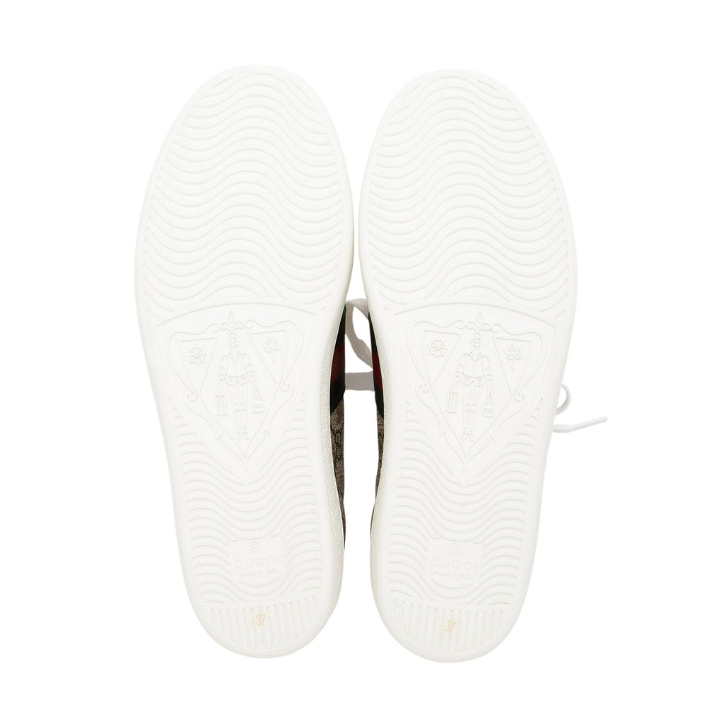 Gucci GG Supreme Bee Ace Sneakers - Size 7 / 37