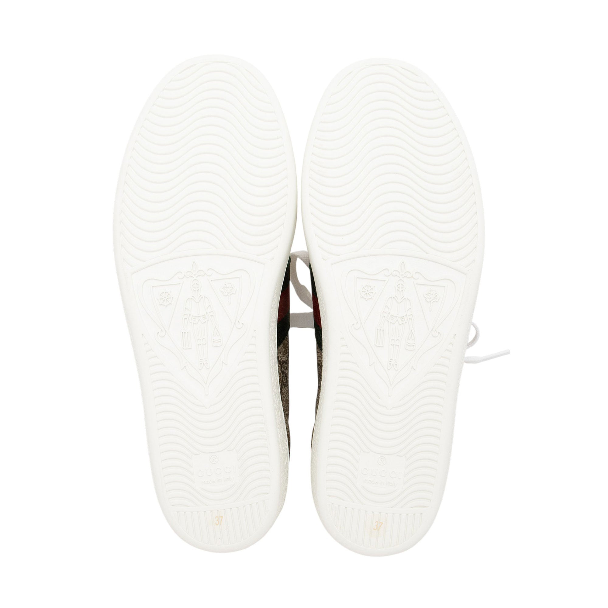 Gucci GG Supreme Bee Ace Sneakers - Size 7 / 37