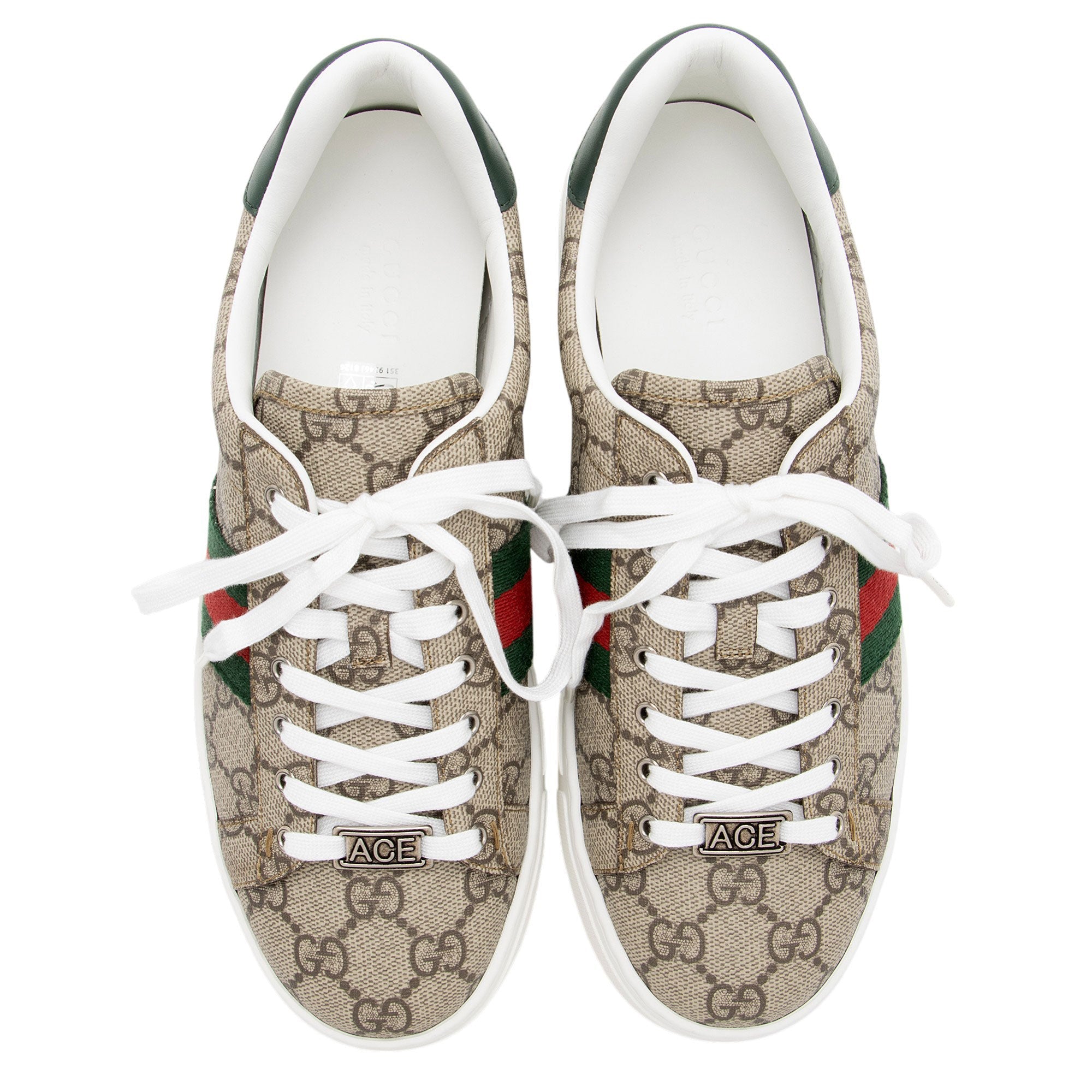 Gucci GG Supreme Ace Sneakers - Size 8.5 / 38.5