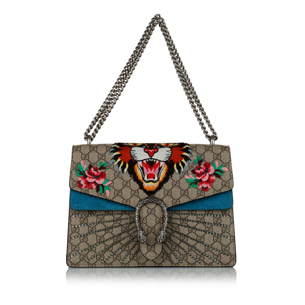 Gucci GG Supreme Angry Cat Dionysus Shoulder Bag (SHG-33149)