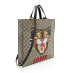 Gucci GG Supreme Angry Cat Tote